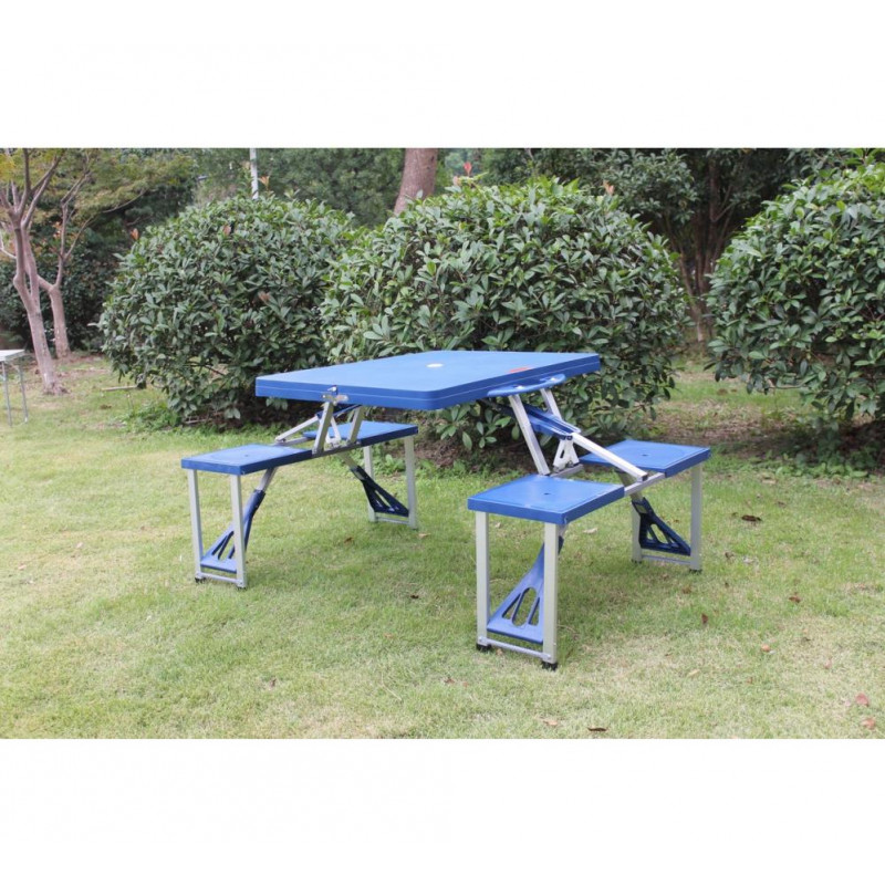 Folding Camping Picnic Table And Stools Camping Accessories Travel