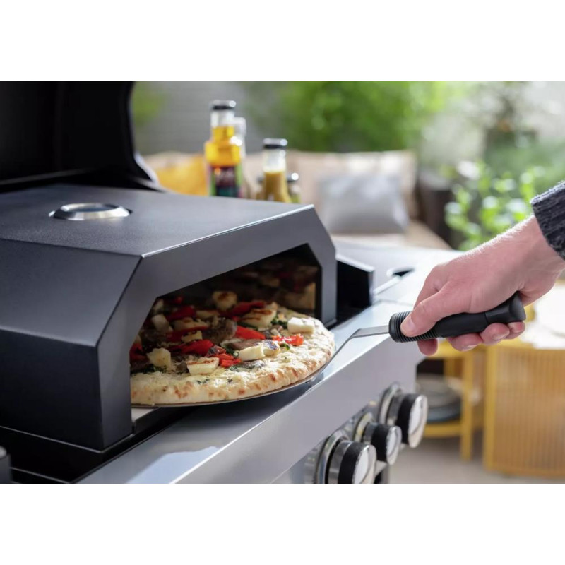 Home Pizza Oven BBQ Topper With Paddle Black Barbecues Travel & Outdoor GMV Trade