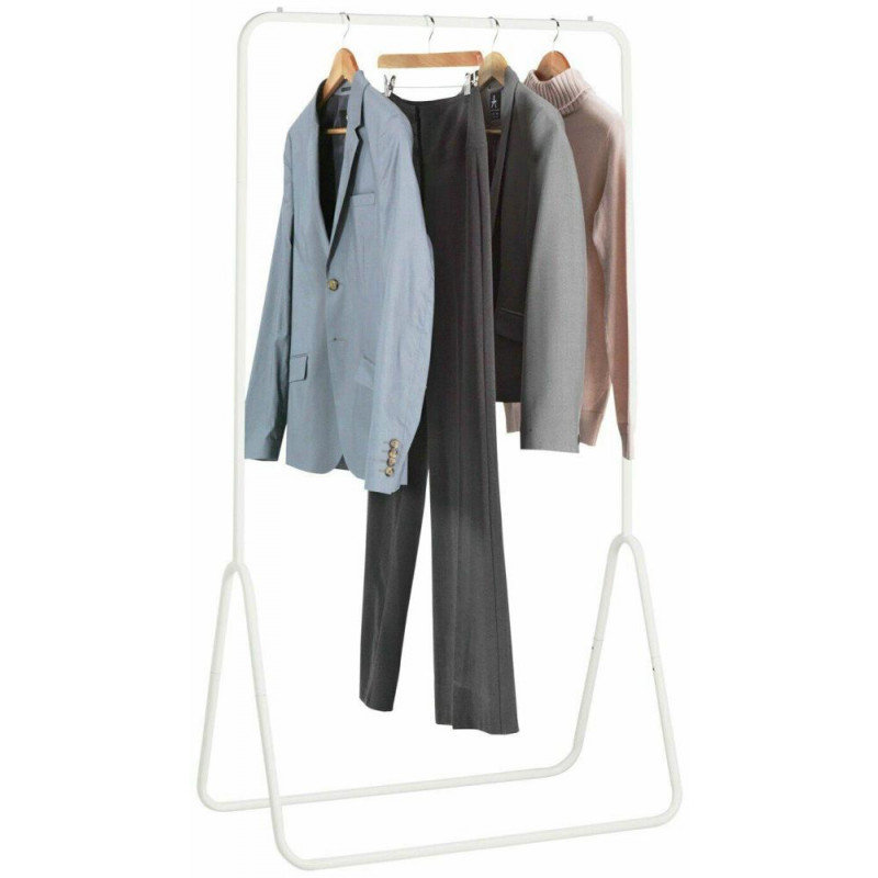 Habitat Arnie Metal Clothes Rail White Storage Units