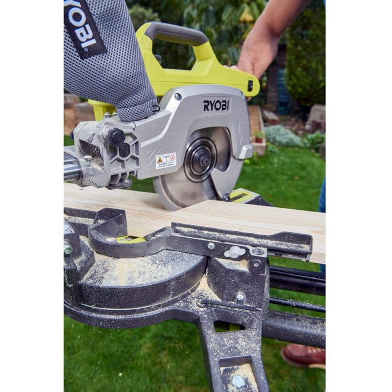 Ryobi R18MS216-0 18v One+ Cordless Mitre Saw - Bare Tool - Other Garden ...