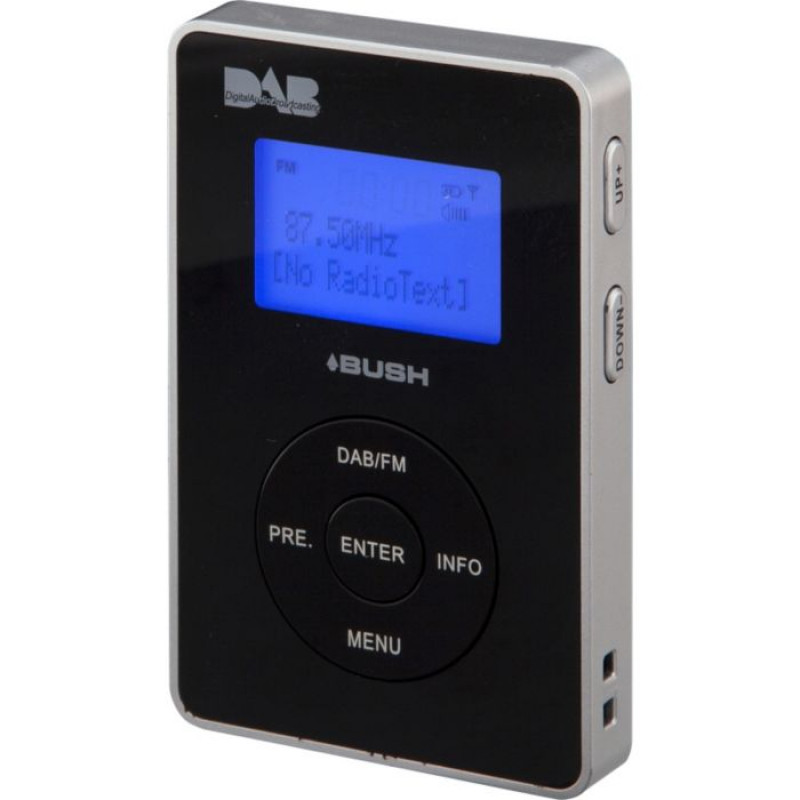 Bush Portable DAB/FM Radio Black DAB Digital Radios Home Audio Audio & Video GMV Trade
