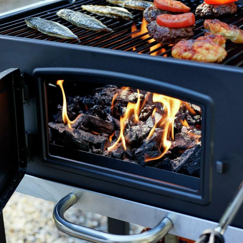Home American Style Charcoal BBQ Black Barbecues Travel & Outdoor