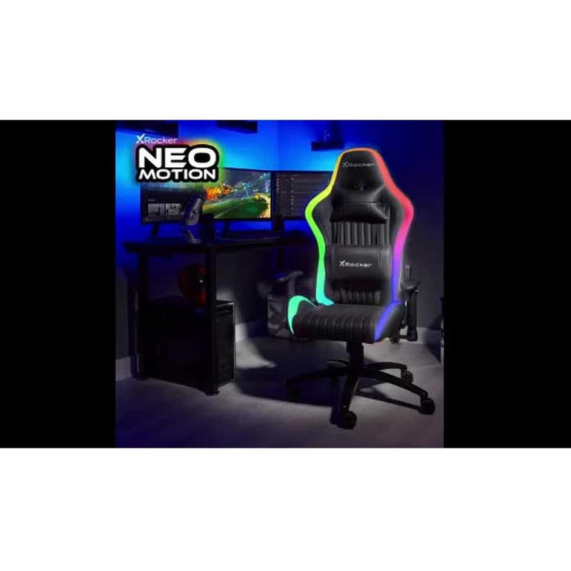 X rocker alpha rgb neo motion led esports gaming chair online