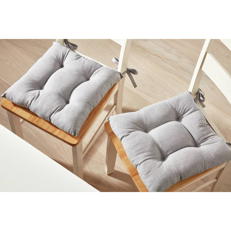 Home Grey Seat Pads 2 Pack Garden Furniture Furniture GMV Trade