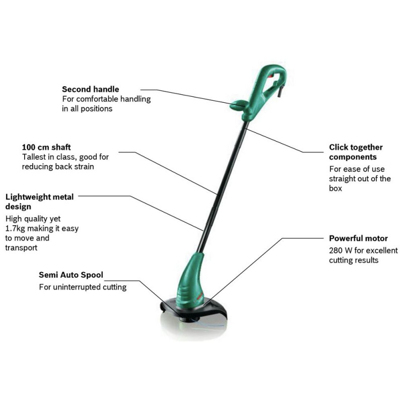 Bosch ART 23SL Electric Corded Grass Trimmer 280W Strimmers Garden & Power Tools GMV Trade Bosch ART 23SL Electric Corded Grass Trimmer 280W Strimmers Garden & Power Tools GMV Trade