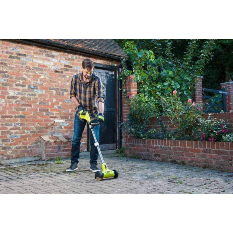 18v cordless patio cleaner with wire brush best sale