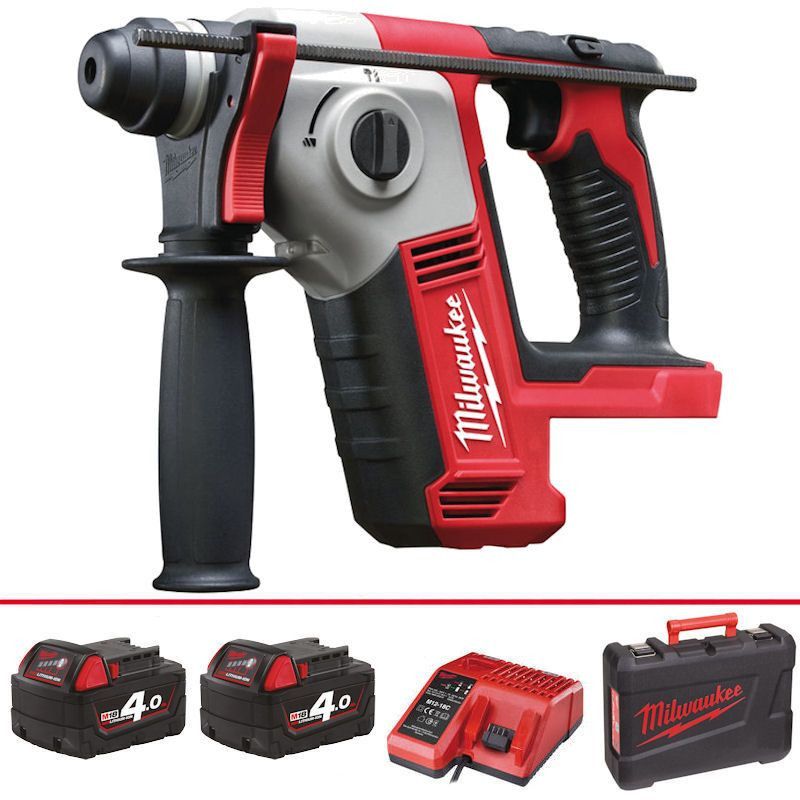 Milwaukee M18BH402C 18v Liion Compact SDS Hammer Drill Drills