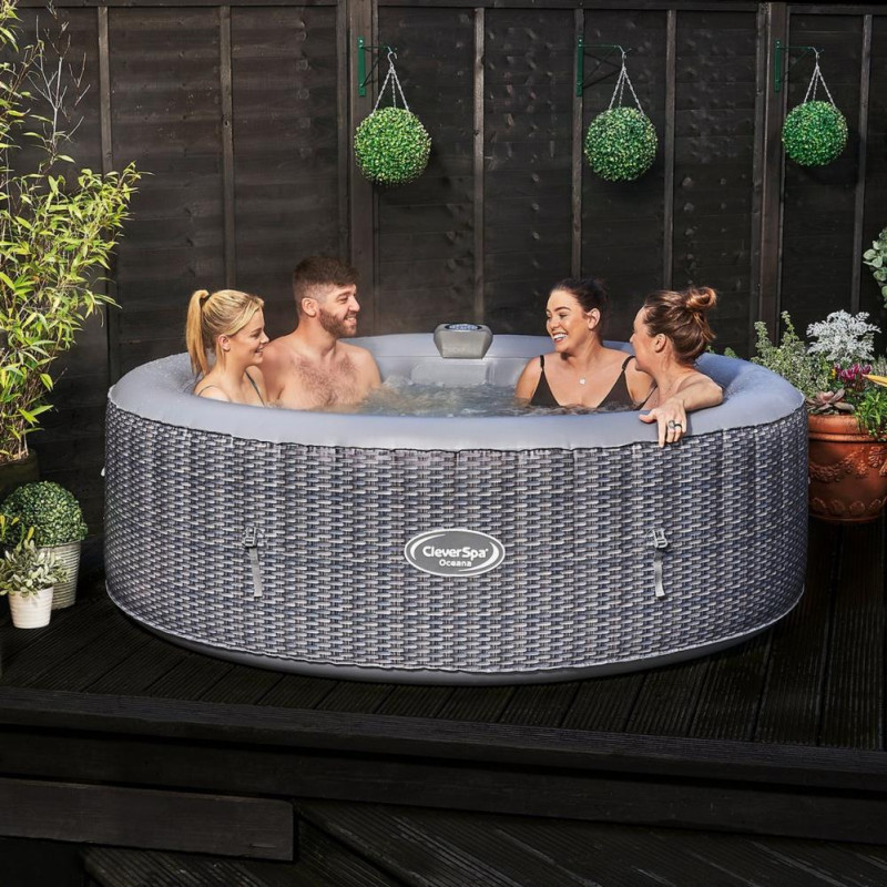 CleverSpa Oceana 6 Person Hot Tub (No Locking Keys) - Other Garden