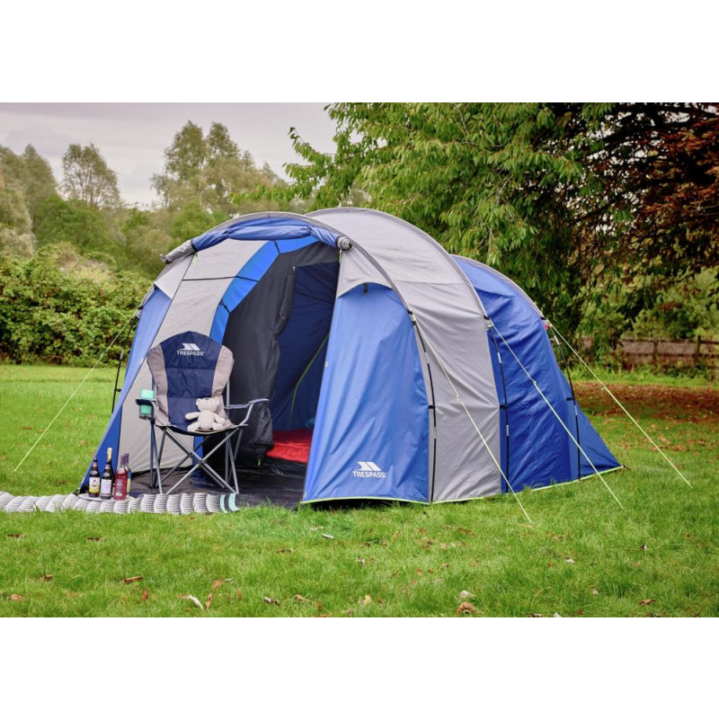 Trespass 4 Man 1 Room Tunnel Camping Tent Tents Travel