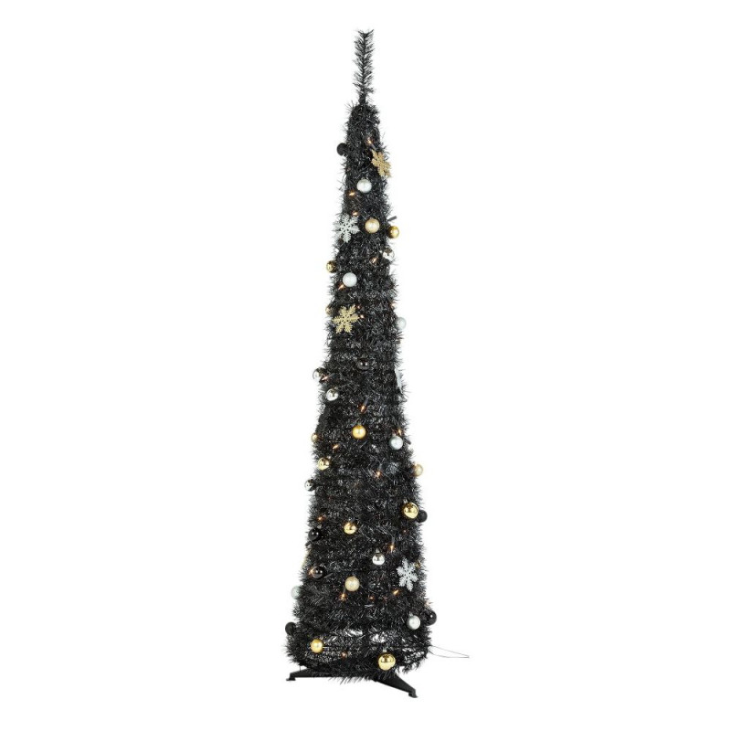Pop Up Luxe Black Christmas Tree 6ft Christmas Trees Christmas