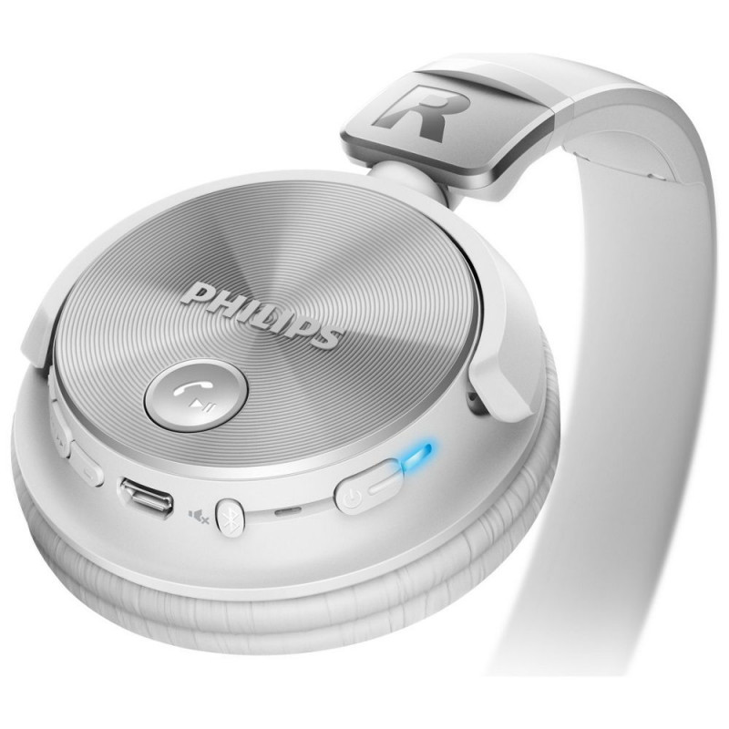 Philips SHB3165 Wireless Headphones White Headphones Earphones Audio Video GMV Trade