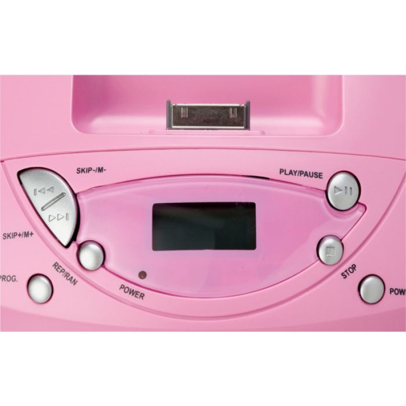 Bush Portable CD Player with iPod Docking Pink CD Players