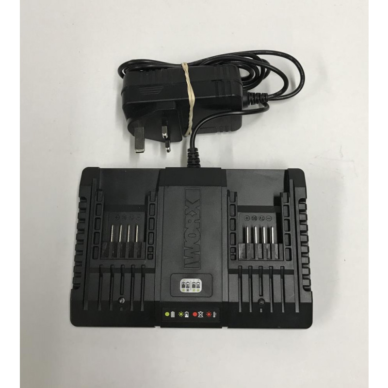 WORX WA3874 20V Dual Port / Double Battery Charger Other Garden