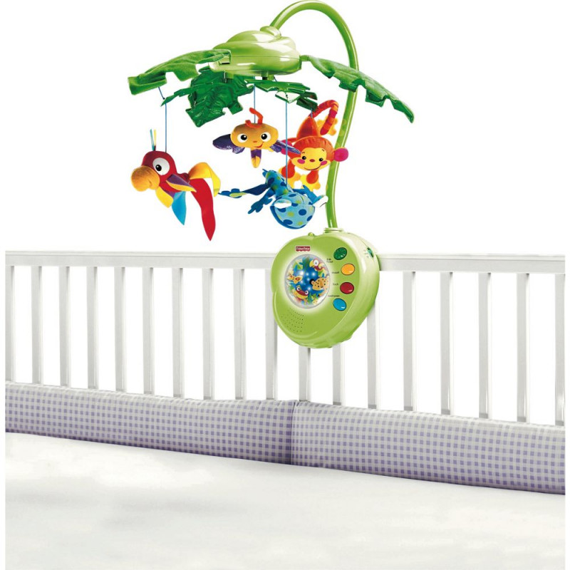 FisherPrice PeekaBoo Rainforest Leaves MobileMusical Action