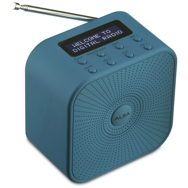 Alba Mono DAB Radio Blue DAB Digital Radios Home Audio Audio & Video GMV Trade