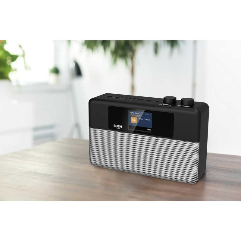 Bush DAB+ Radio Black DAB Digital Radios Home Audio Audio