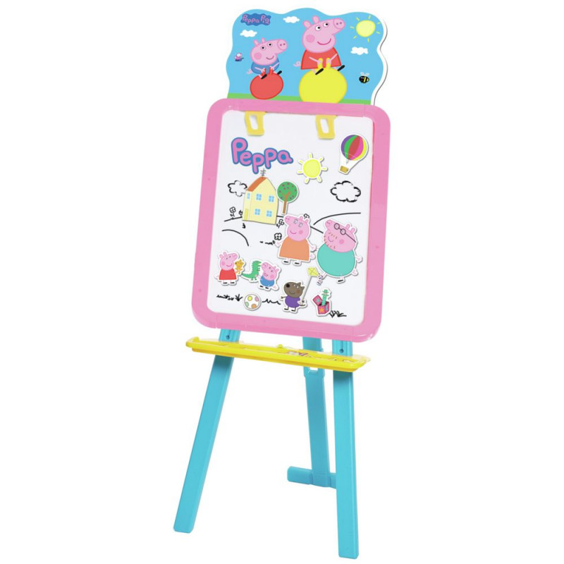 Peppa Pig Deluxe Easel Playset Action Figures & Toys Toys and Games
