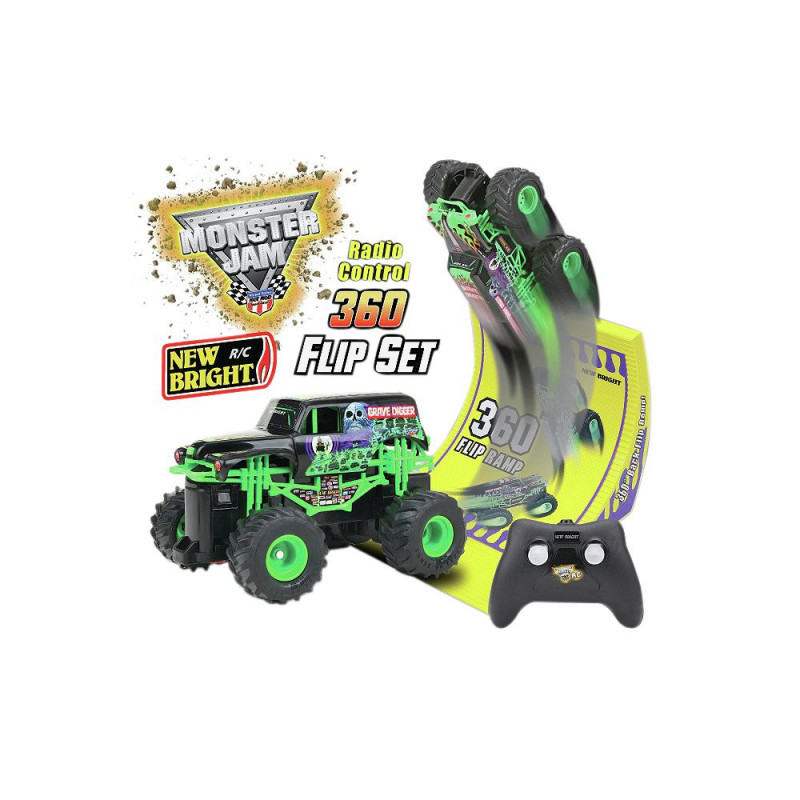New Bright RC Monster Jam 360 Ramp Toys Cars Trains Planes
