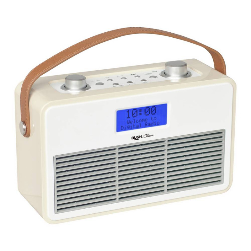 Bush Classic DAB Radio Cream (Battery Operated Only) DAB Digital