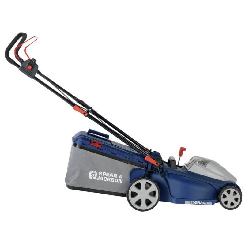 Spear Jackson 42cm Cordless Lawnmower With 2 Battery Packs 40V