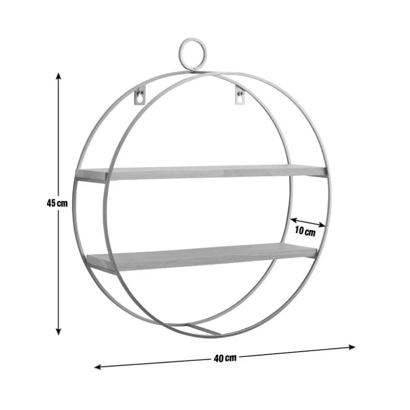 Argos Home Round Shelving Unit Gold Furniture GMV Trade