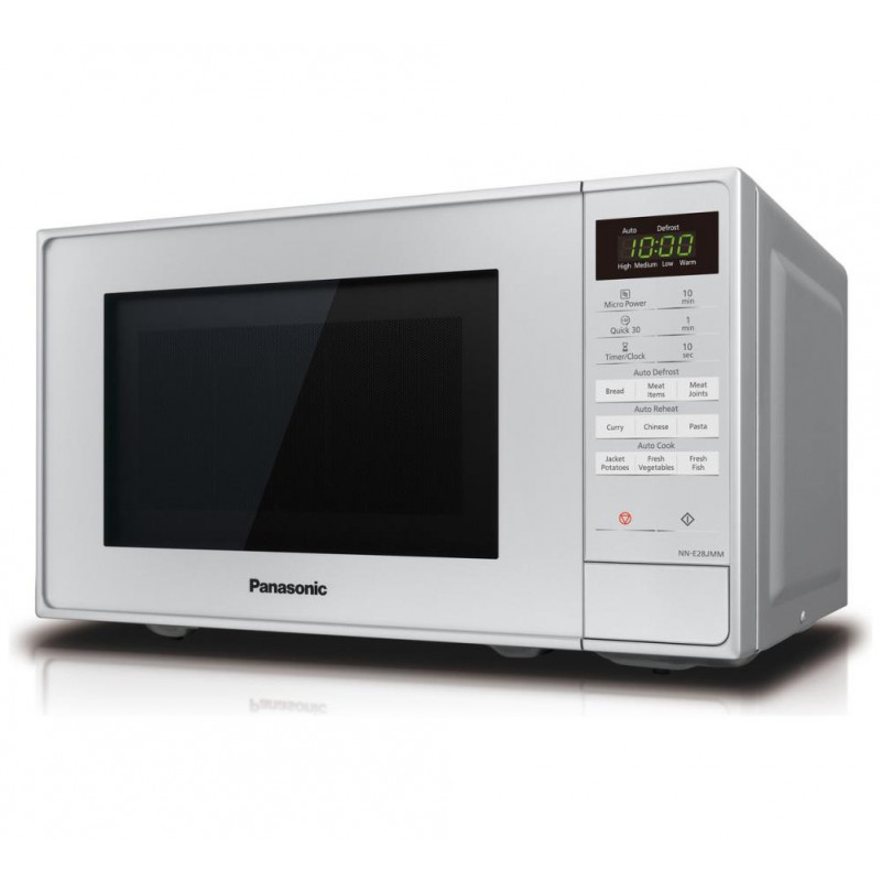 Panasonic NNE28JMM 800W Standard Microwave Silver Microwaves