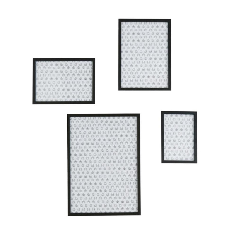 Habitat Pack Of 4 Aluminus Metal Picture Frames Black (No 18x24 Frame