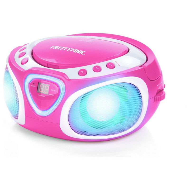 Pretty Pink CD Boombox CD Players & Cassette Players Home Audio