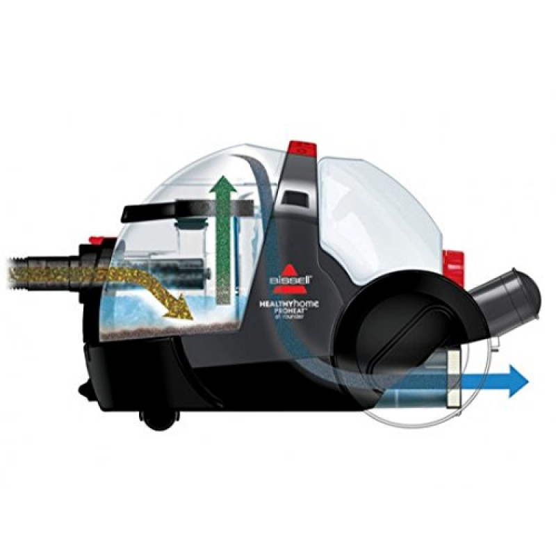 Bissell 81N7E Hydro Clean Complete Vacuum Cleaner - Cylinder Vacuum ...