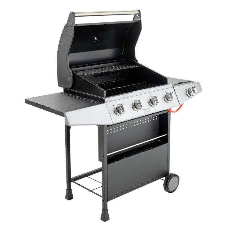 Premium 4 Burner Gas BBQ with Side Burner Barbecues Travel