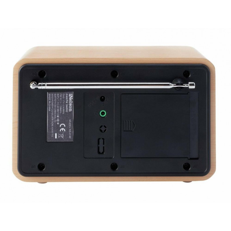 Bush Wooden DAB Radio White & Brown DAB Digital Radios Home Audio Audio & Video GMV Trade