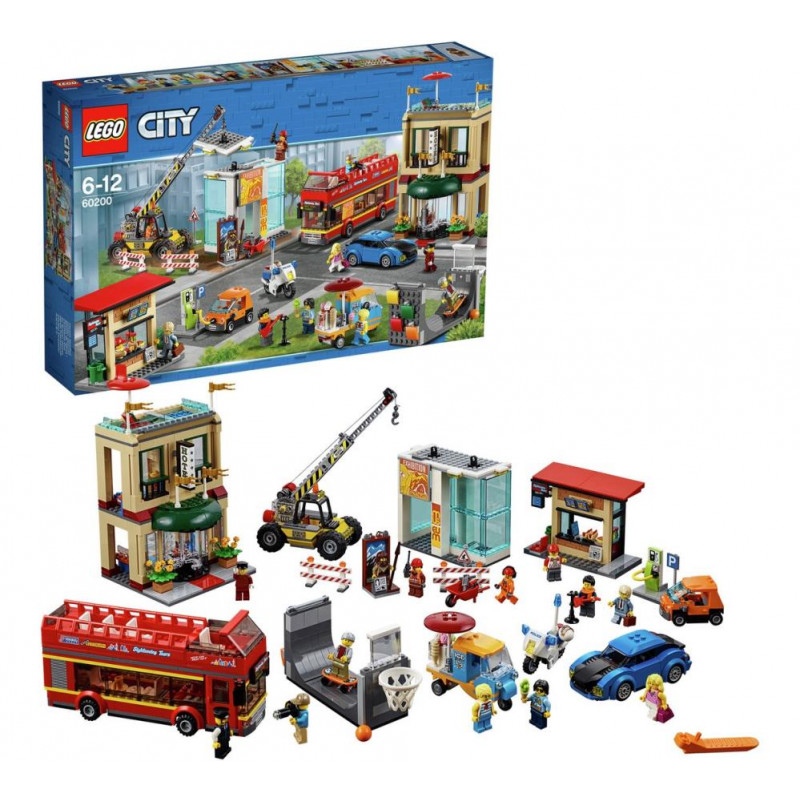 Lego City Capital Toy Town Construction Set 60200 Action