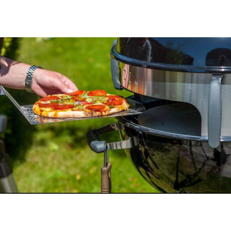BarBeQuick Charcoal Kettle BBQ & Pizza Oven Black Barbecues