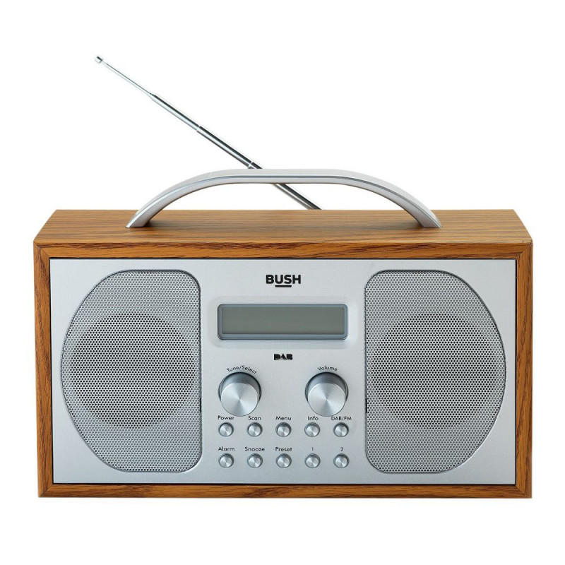 Bush Wooden DAB Radio DAB Digital Radios Home Audio Audio & Video
