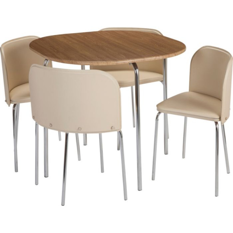 Hygena amparo outlet table and chairs