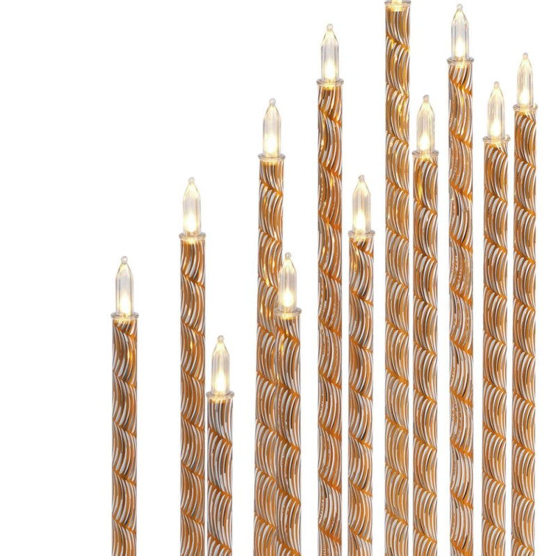 Home Gold Christmas Candle Arch Christmas Novelty Decorations