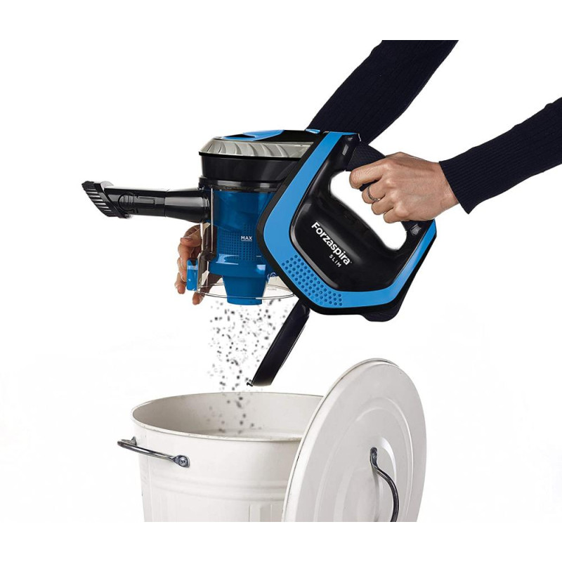 Polti Forzaspira SR100 Cordless Rechargeable Slim Vacuum Cleaner Blue