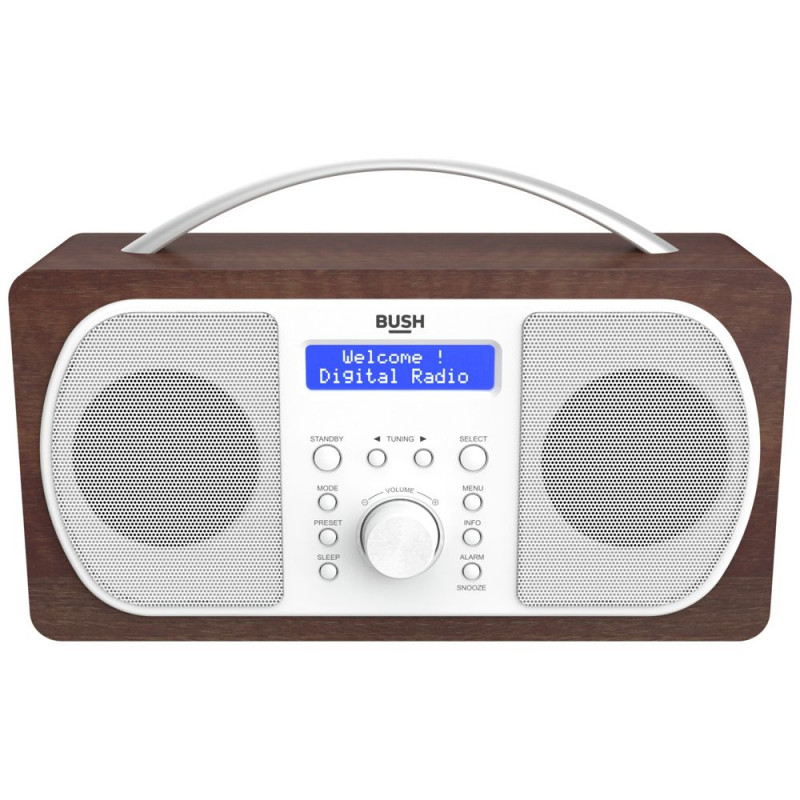Bush DAB Radio Walnut DAB Digital Radios Home Audio Audio