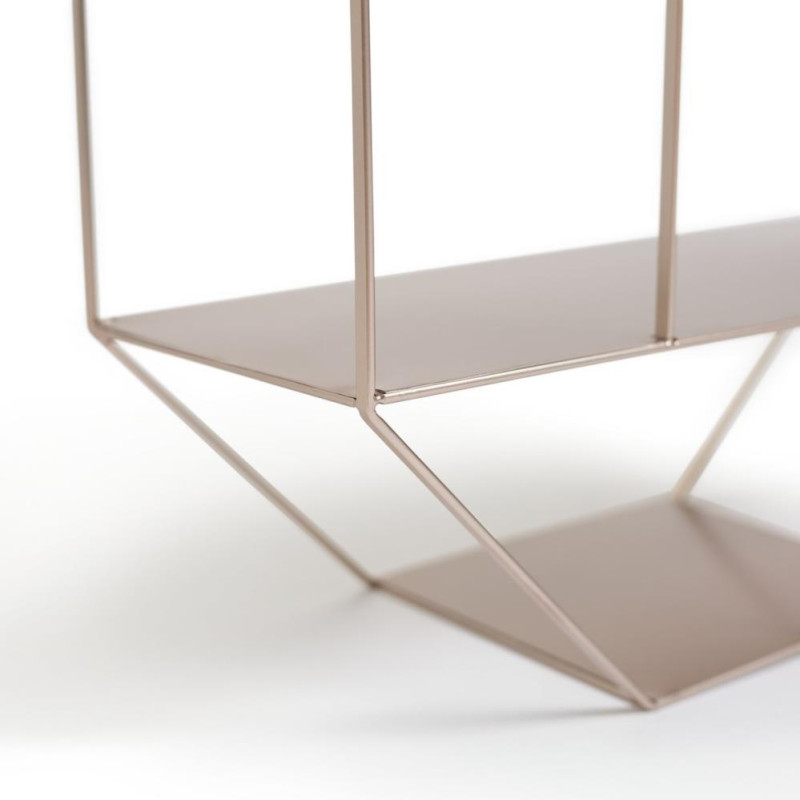 Habitat Agra Metal Shelving Unit Champagne Storage Units