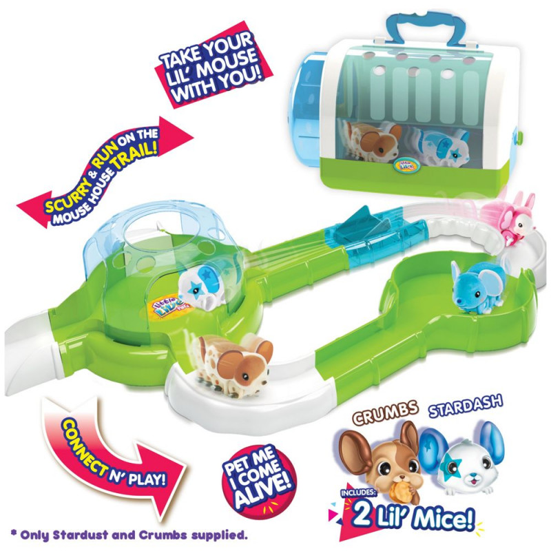 Little Live Pets L il Mouse Deluxe Play Trail Action Figures