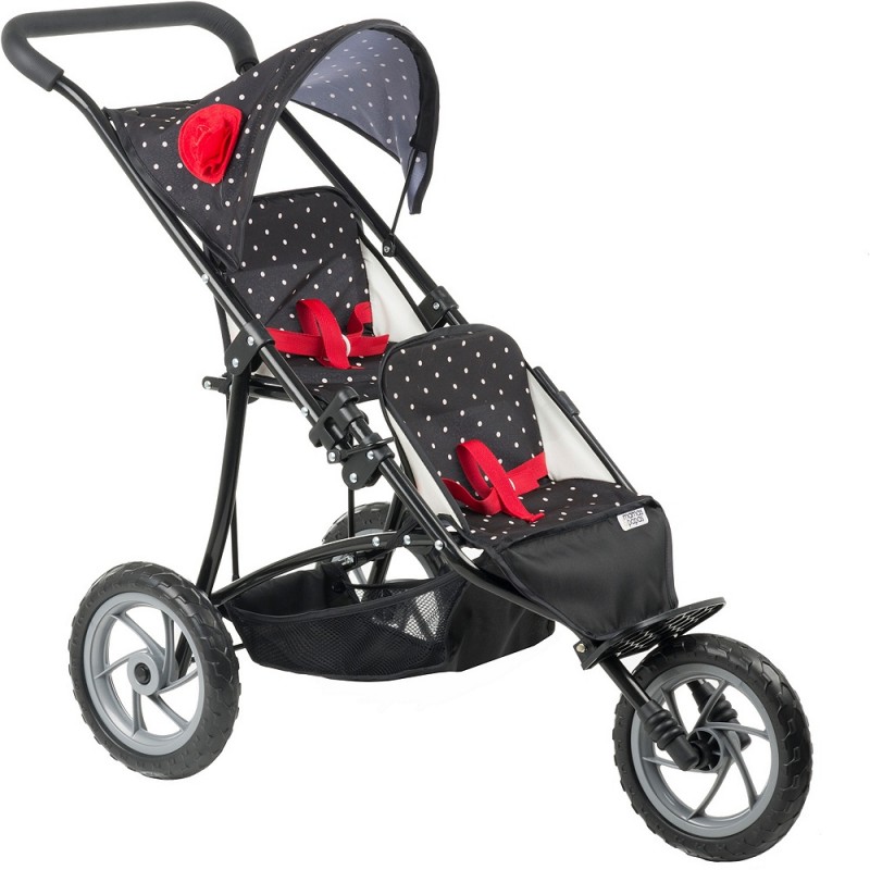 Mamas and Papas Twin Pushchair with Double Decker Bunk Beds Dolls
