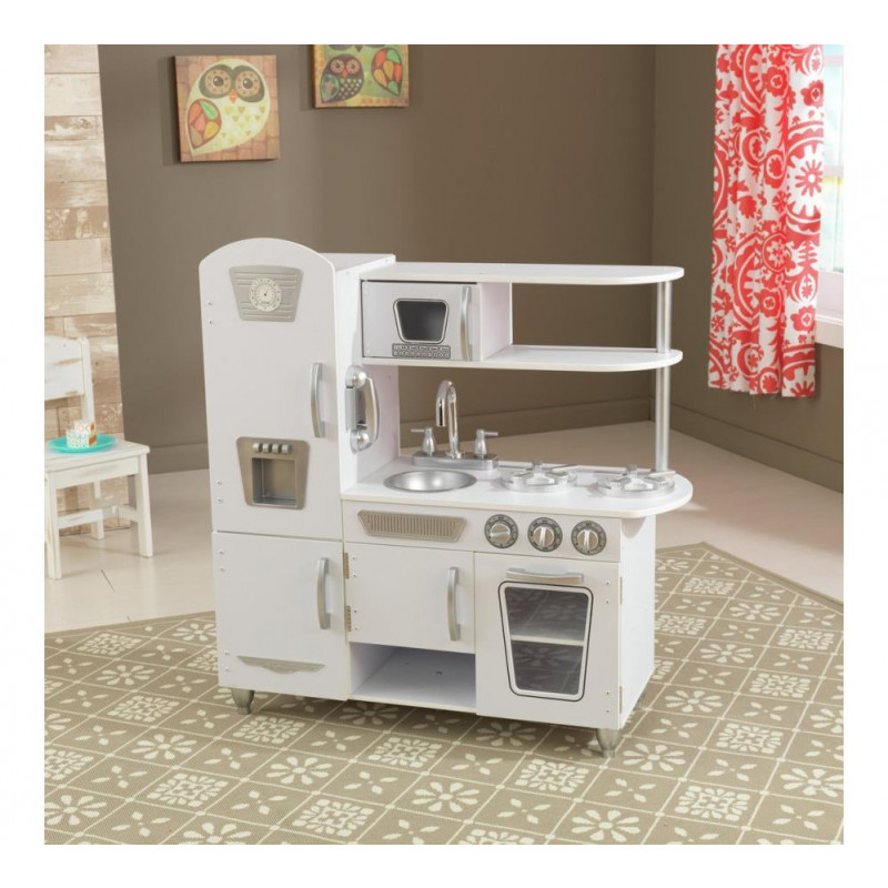KidKraft Vintage Wooden Play Kitchen White Action Figures & Toys