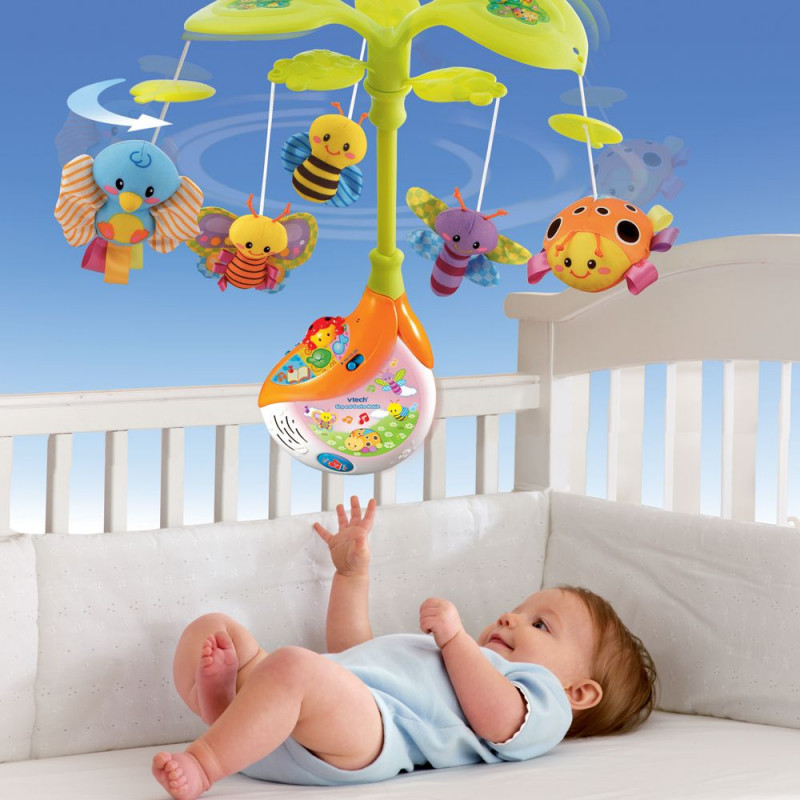VTech Sing and Soothe Musical Baby Cot Mobile Action Figures & Toys