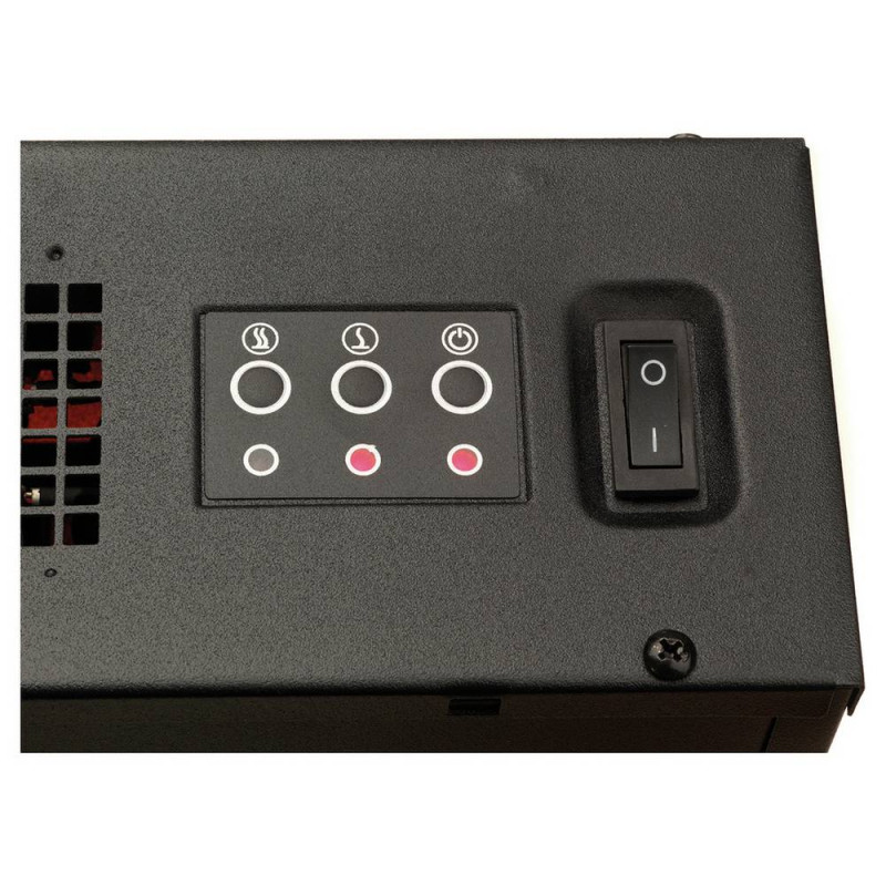 Beldray Pollensa 2kw Electric Wall Hung Fire Black (No Remote Control