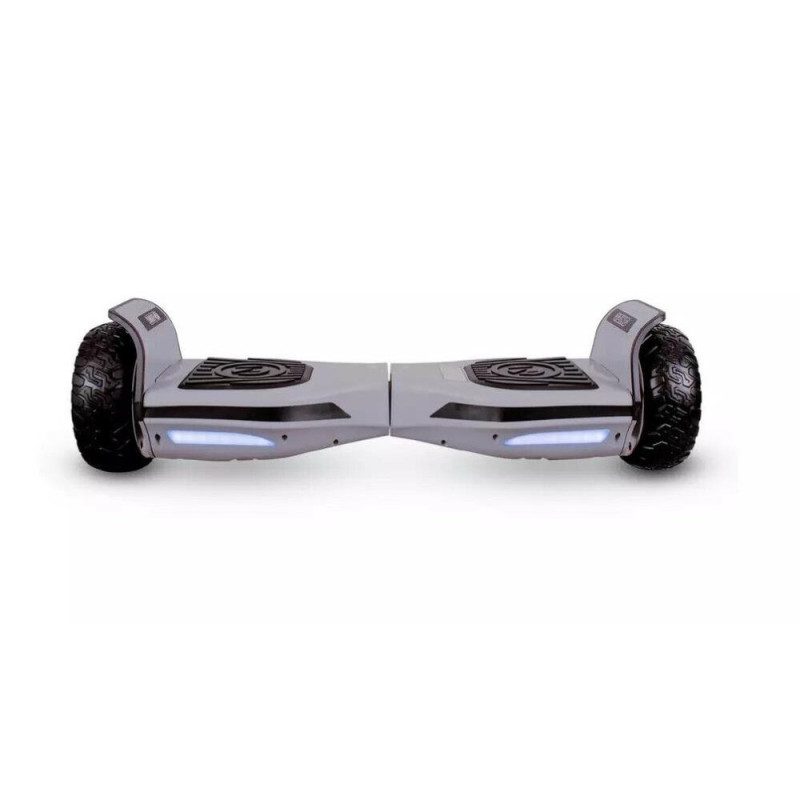 Zinc GT Pro Hoverboard Silver With Built In Bluetooth Speakers Outdoor Toys Toys and Games GMV Trade