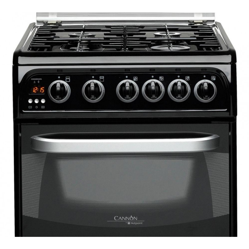 Hotpoint Cannon CH50GCIK.0 Freestanding Gas Cooker - Black ...