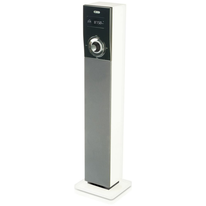 Acoustic Solutions Bluetooth Tower Speakers White Speakers & Soundbars Home Audio Audio