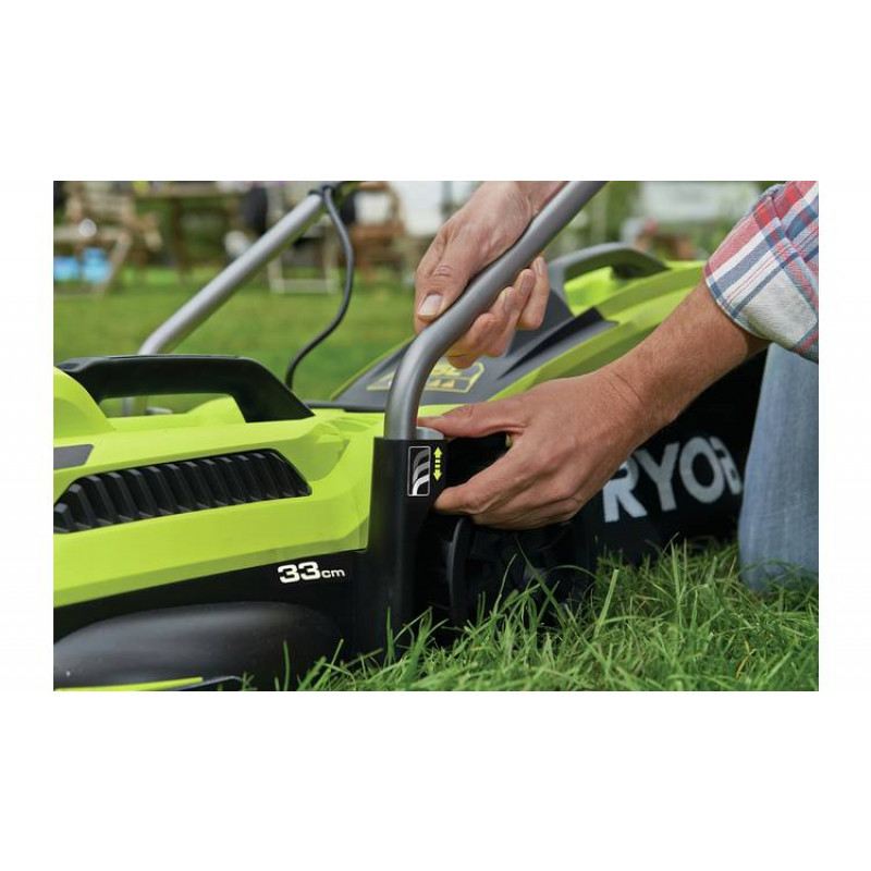 Ryobi RLM3313 Corded Rotary Lawnmower 1300W No Grass Box No