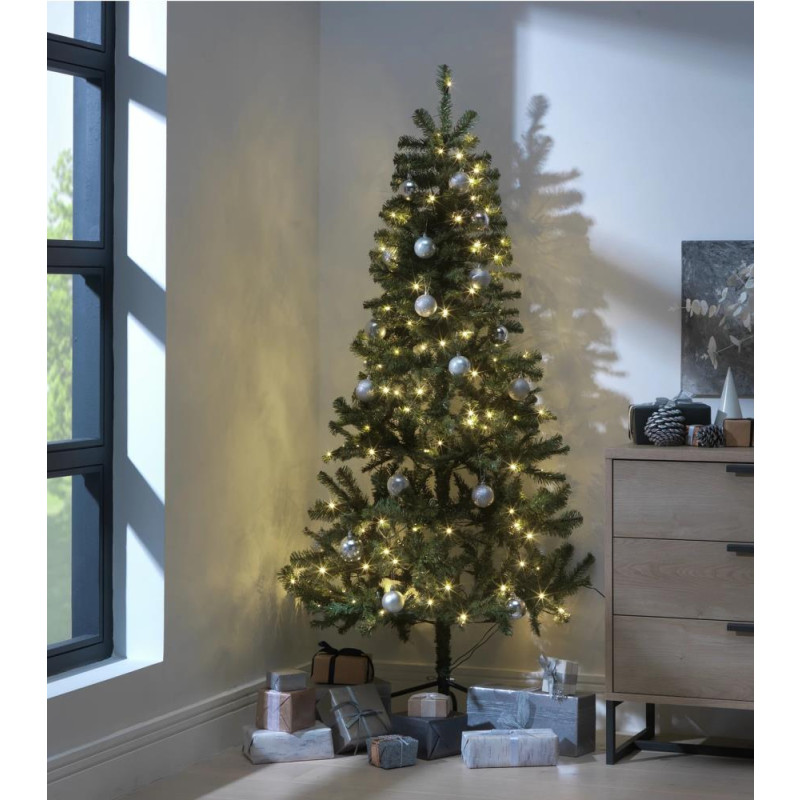 Habitat 6ft PreLit Half Christmas Tree Green Christmas Trees