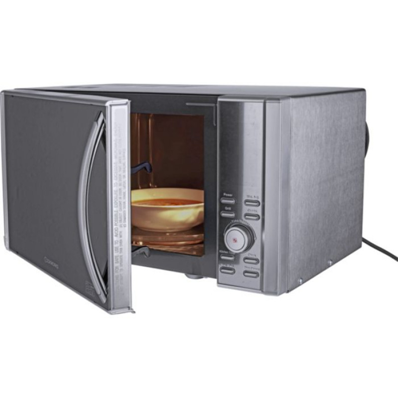 Cookworks Microwave with Grill Stainless Steel (No Instructions) GMV Trade